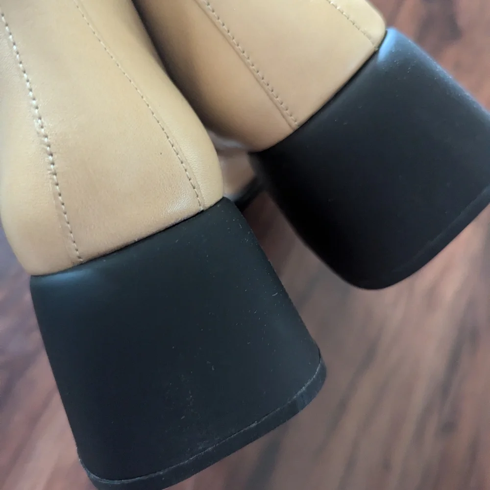 NWT Vagabond Ansie Boots in Almond Leather